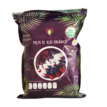 Vero Amore pulpa de acaí orgánico 800g Vero Amore pulpa de acaí orgánico 800g