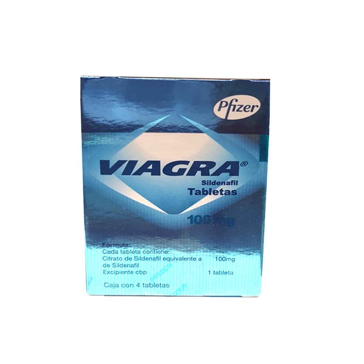 Viagra 4 Tabletas 100 mg