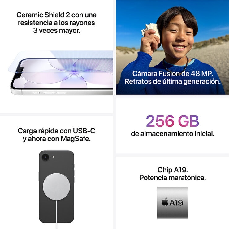Apple iPhone 17e 256GB Blanco Apple iPhone 17e 256GB Blanco