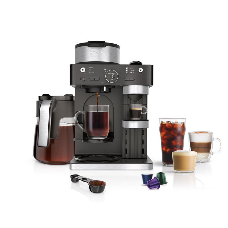 Ninja Cafetera Barista y Espresso, Compatible con Cápsulas Nespresso Original Ninja Cafetera Barista y Espresso, Compatible con Cápsulas Nespresso Original