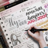 Zebra Marcador Brush Pen Colores Surtidos, Estuche 7 Pzas Zebra Marcador Brush Pen Colores Surtidos, Estuche 7 Pzas