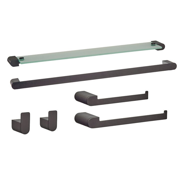 Rubinett, Set de Accesorios para Baño Negro Rubinett, Set de Accesorios para Baño Negro