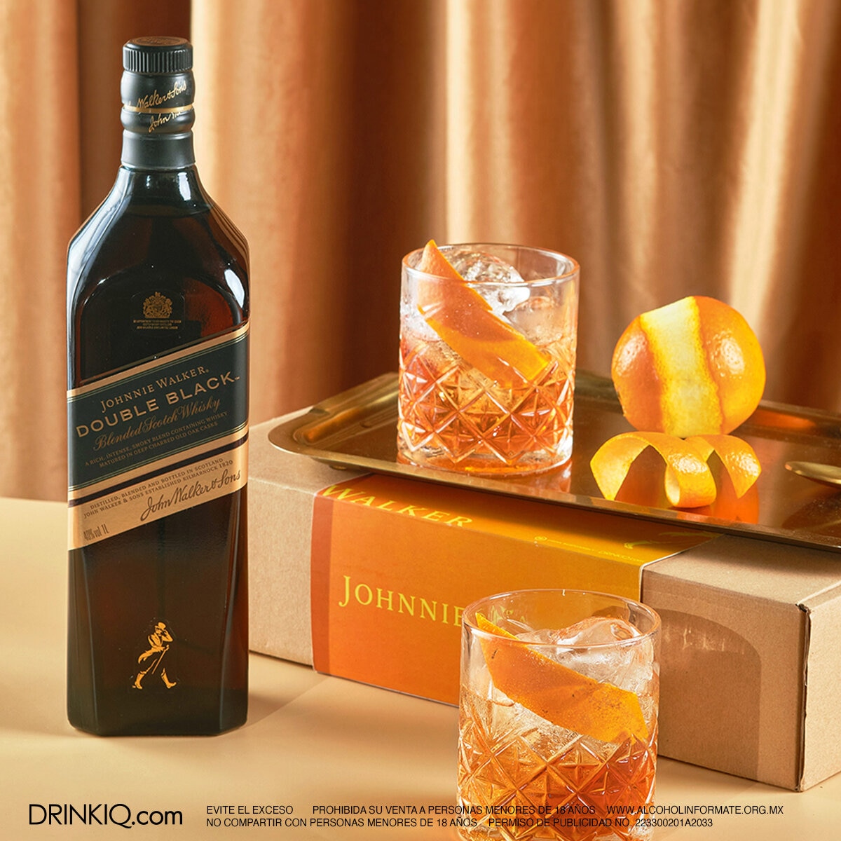 Whisky Johnnie Walker Double Black Blended Scotch 750 ml