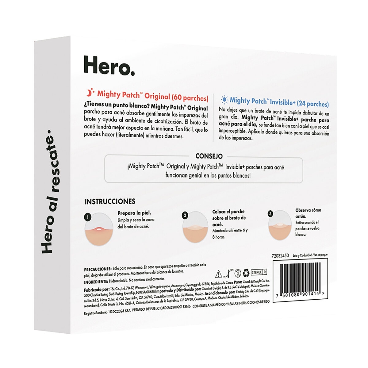 Hero Mighty Patch, Parches para Acné 84 pzas Hero Mighty Patch, Parches para Acné 84 pzas