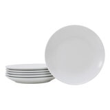 Crown Baccara Juego de 6 Platos para Ensalada de Porcelana Crown Baccara Juego de 6 Platos para Ensalada de Porcelana