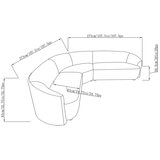 Ontai, Dolen, Seccional de Tela Curvo Ontai, Dolen, Seccional de Tela Curvo