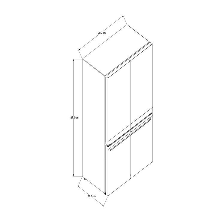 Whirlpool Refrigerador 21' French Door Whirlpool Refrigerador 21' French Door