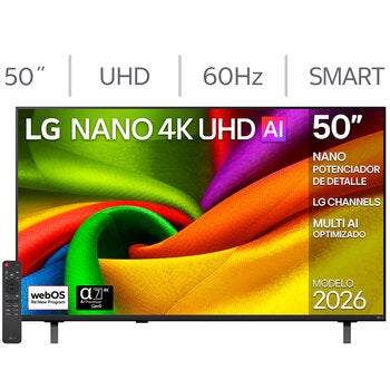 LG Pantalla 50" Nano UHD 4K Smart TV LG Pantalla 50" Nano UHD 4K Smart TV