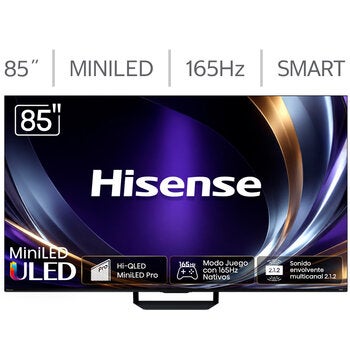 Hisense Pantalla 85" Miniled 4K Google TV 85U7SG Hisense Pantalla 85" Miniled 4K Google TV 85U7SG