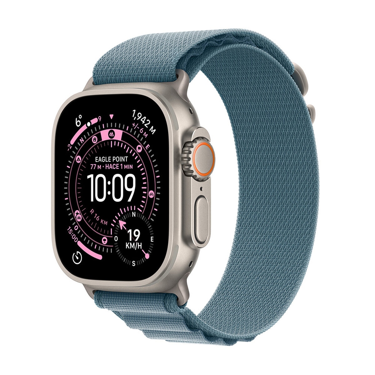 Apple Watch Ultra 3 (GPS + Celular) 49mm Titanio Natural + Correa Alpine Azul Claro - Talla L Apple Watch Ultra 3 (GPS + Celular) 49mm Titanio Natural + Correa Alpine Azul Claro - Talla L