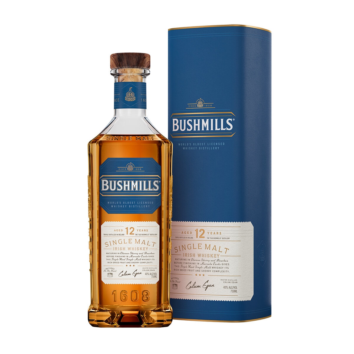 Whisky Bushmills Single Malt 12 Años 750ml