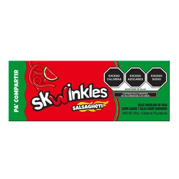 Skwinkles Salsagheti Sandia 6 pzas de 70g