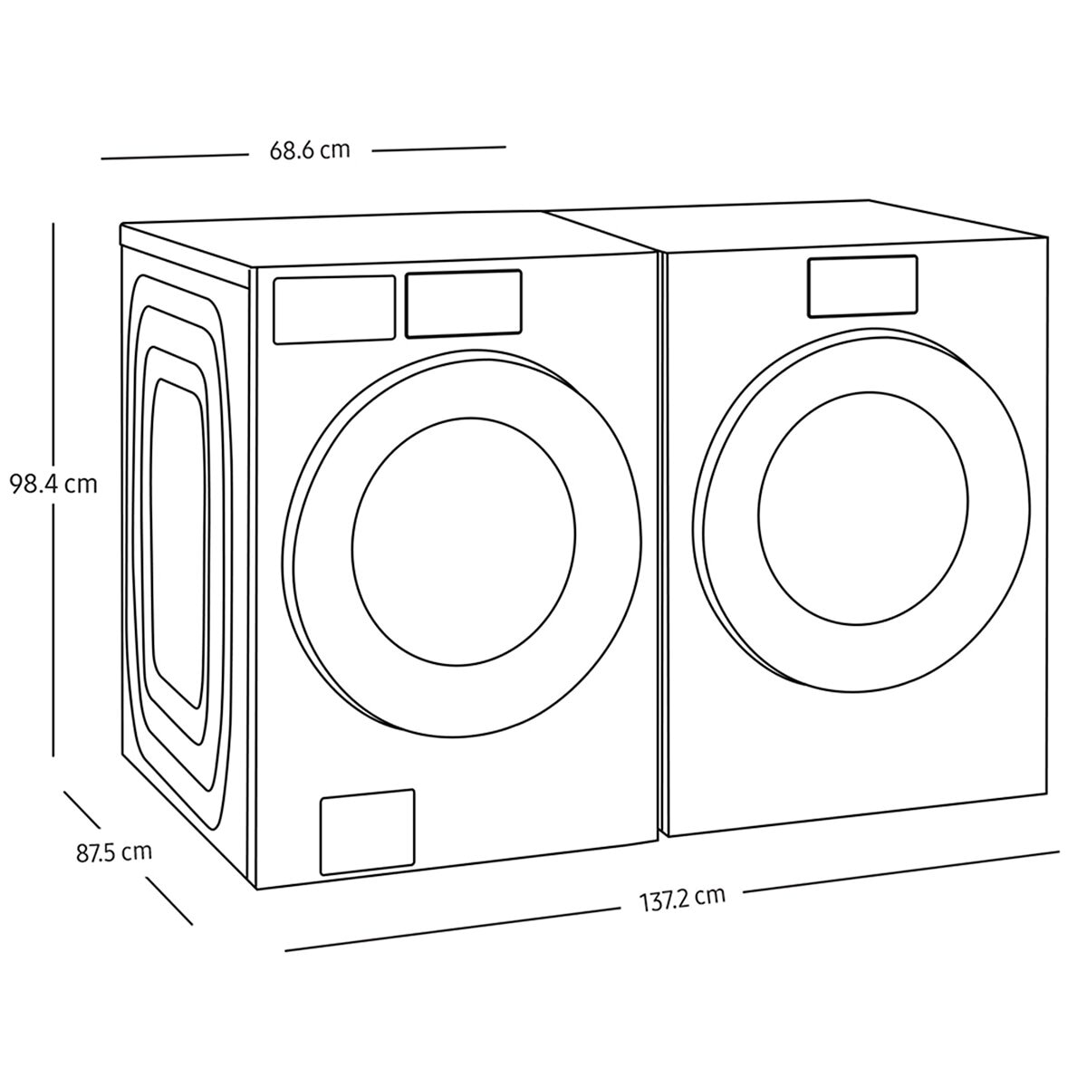 Samsung Bespoke AI Centro de Lavado de 26 kg / 24 kg Samsung Bespoke AI Centro de Lavado de 26 kg / 24 kg