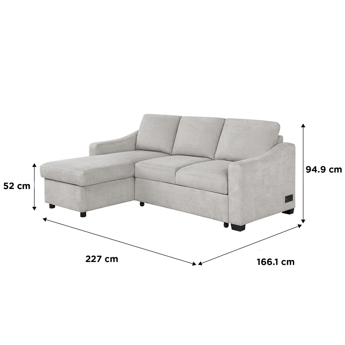 Coddle, Aria, Sofá Cama de Tela Coddle, Aria, Sofá Cama de Tela