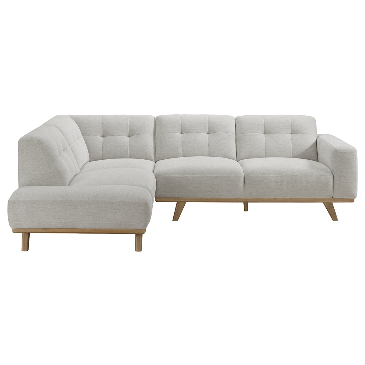 Aiden & Ivy, Seccional Fijo de Tela de 2 Piezas Aiden & Ivy, Seccional Fijo de Tela de 2 Piezas