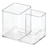 IDesign Organizador de Plástico Reciclado Transparente de 4 Piezas IDesign Organizador de Plástico Reciclado Transparente de 4 Piezas