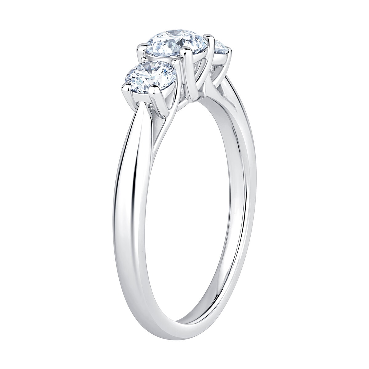 Anillo, 1.00ctw Diamantes, Oro Blanco de 14K Anillo, 1.00ctw Diamantes, Oro Blanco de 14K