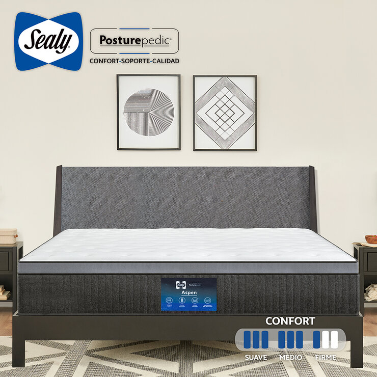 Sealy, Aspen, Colchón King Size Sealy, Aspen, Colchón King Size