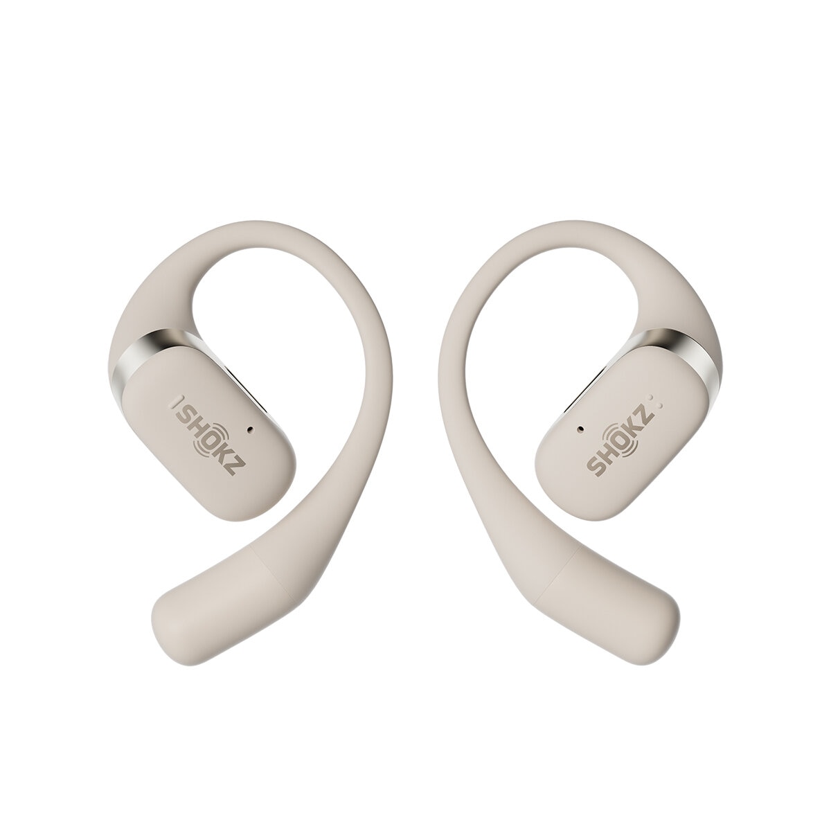 Shokz OpenFit Audífonos Inalámbricos de Conducción Ósea Beige Shokz OpenFit Audífonos Inalámbricos de Conducción Ósea Beige