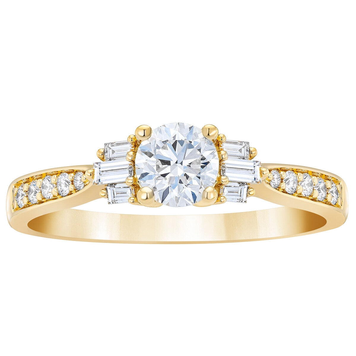 Anillo de Diamantes .75CTW, Oro Amarillo 14K Anillo de Diamantes .75CTW, Oro Amarillo 14K