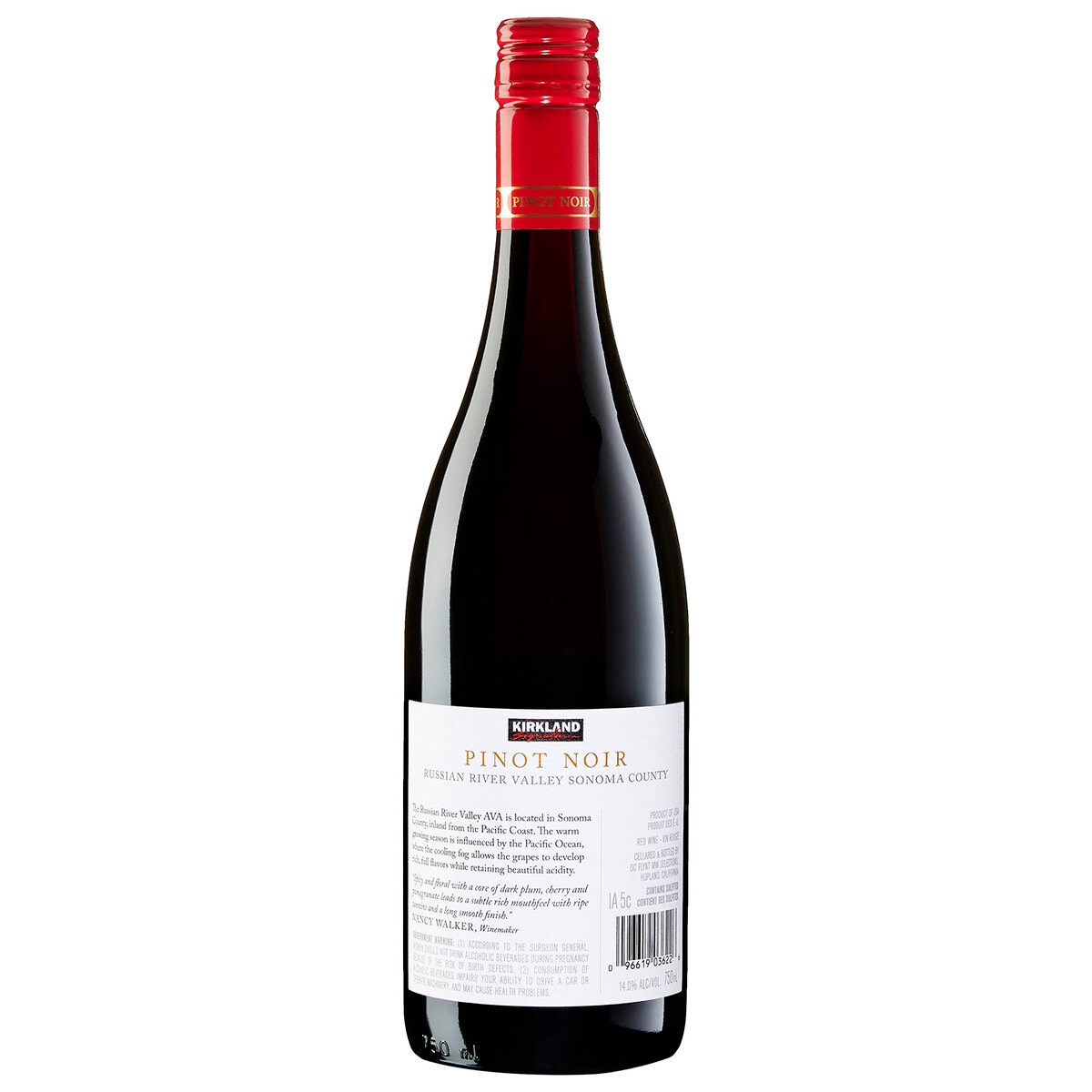 Vino Tinto Kirkland Signature Russian River Valley 750ml Vino Tinto Kirkland Signature Russian River Valley 750ml