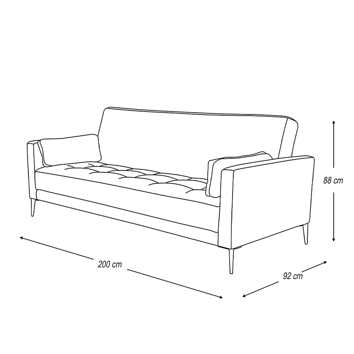 Ikasa, Leviatan, Sofá Cama Ikasa, Leviatan, Sofá Cama