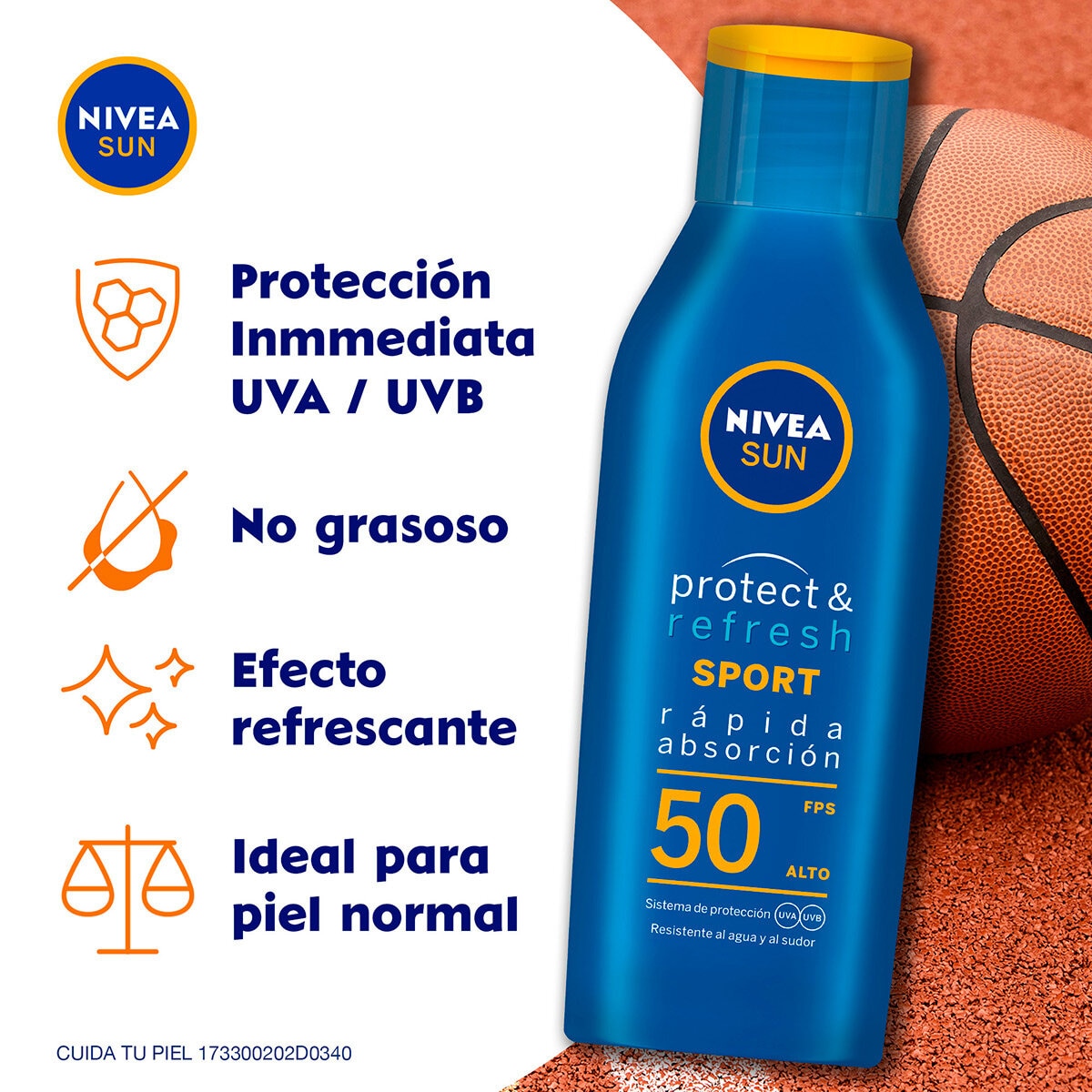 Nivea Sport Protector Solar 2 pzas de 200 ml + Protector Solar Infantil de 150 ml