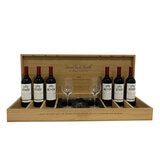 Grand Vin de Leoville du Marquis de Las Cases Caja con 6 Botellas de 750 ml + Copas Grand Vin de Leoville du Marquis de Las Cases Caja con 6 Botellas de 750 ml + Copas