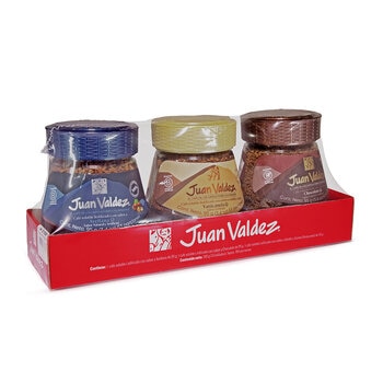 Juan Valdez Café Soluble 3 pzs de 95 g