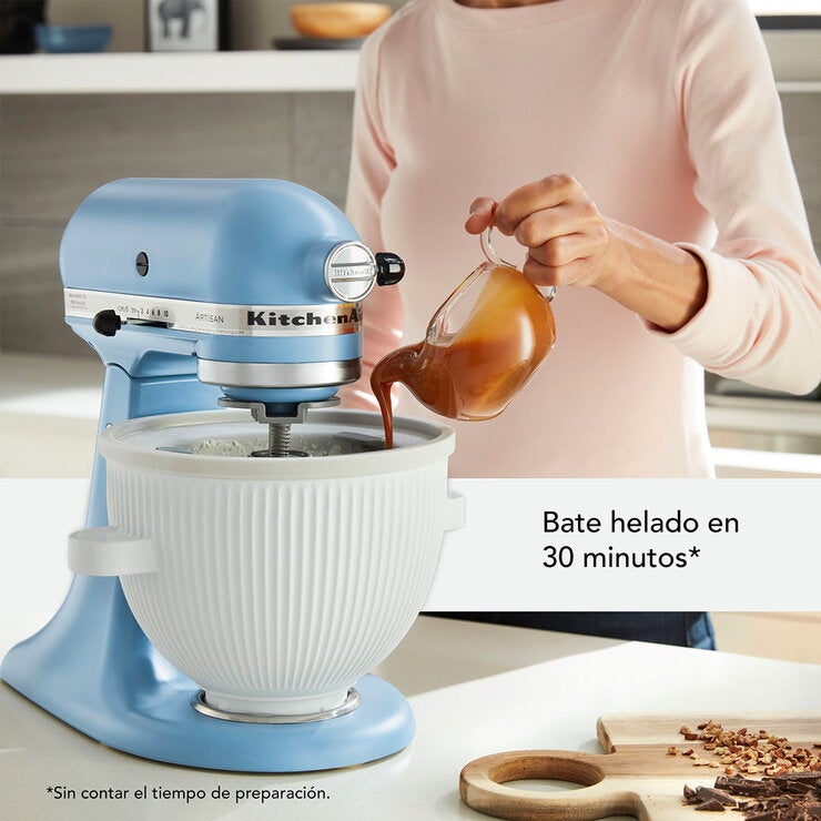 KitchenAid, Bowl para Hacer Helado, compatible con batidoras Clásicas, Artisan y Bowl lift. KitchenAid, Bowl para Hacer Helado, compatible con batidoras Clásicas, Artisan y Bowl lift.