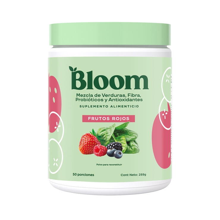 Bloom Frutos Rojos Mezcla de verduras en polvo 289g