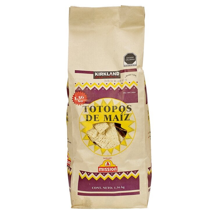 Kirkland Signature Totopos de Maíz 1.36 kg Kirkland Signature Totopos de Maíz 1.36 kg