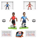 Juego de Fútbol de Tiro Doble Juego de Fútbol de Tiro Doble