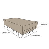 Seasons Sentry Funda para Set de Muebles de Jardín con Mesa Rectangular Grande Seasons Sentry Funda para Set de Muebles de Jardín con Mesa Rectangular Grande