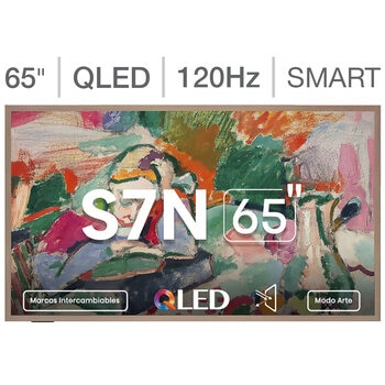 hisense pantalla 65" qled 4k canvas google tv