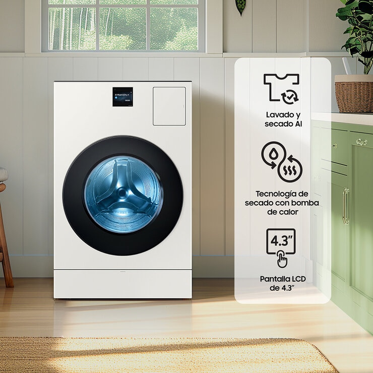 Samsung Lavasecadora Eléctrica 26Kg/15Kg Bespoke AI Samsung Lavasecadora Eléctrica 26Kg/15Kg Bespoke AI