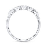 Anillo de Diamantes 0.50ctw, de Oro Blanco 14K