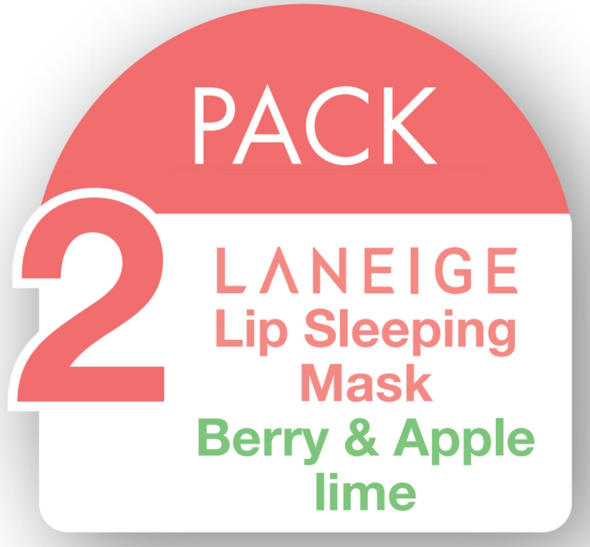 Laneige Mascarilla para Labios 2 pzas 