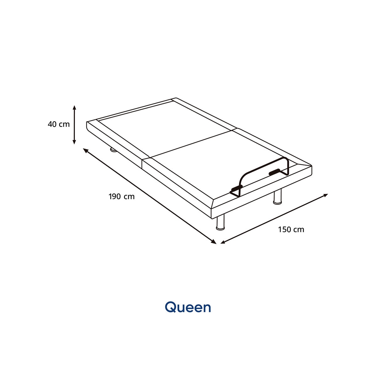 Luuna Base Eléctrica Rise Queen Beige Luuna Base Eléctrica Rise Queen Beige