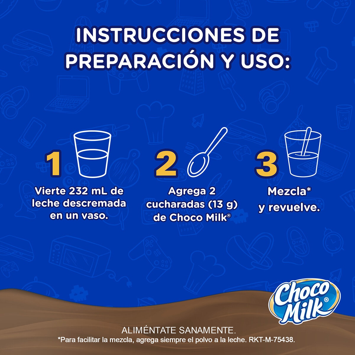 Choco Milk Chocolate En Polvo 2.2 kg Choco Milk Chocolate En Polvo 2.2 kg