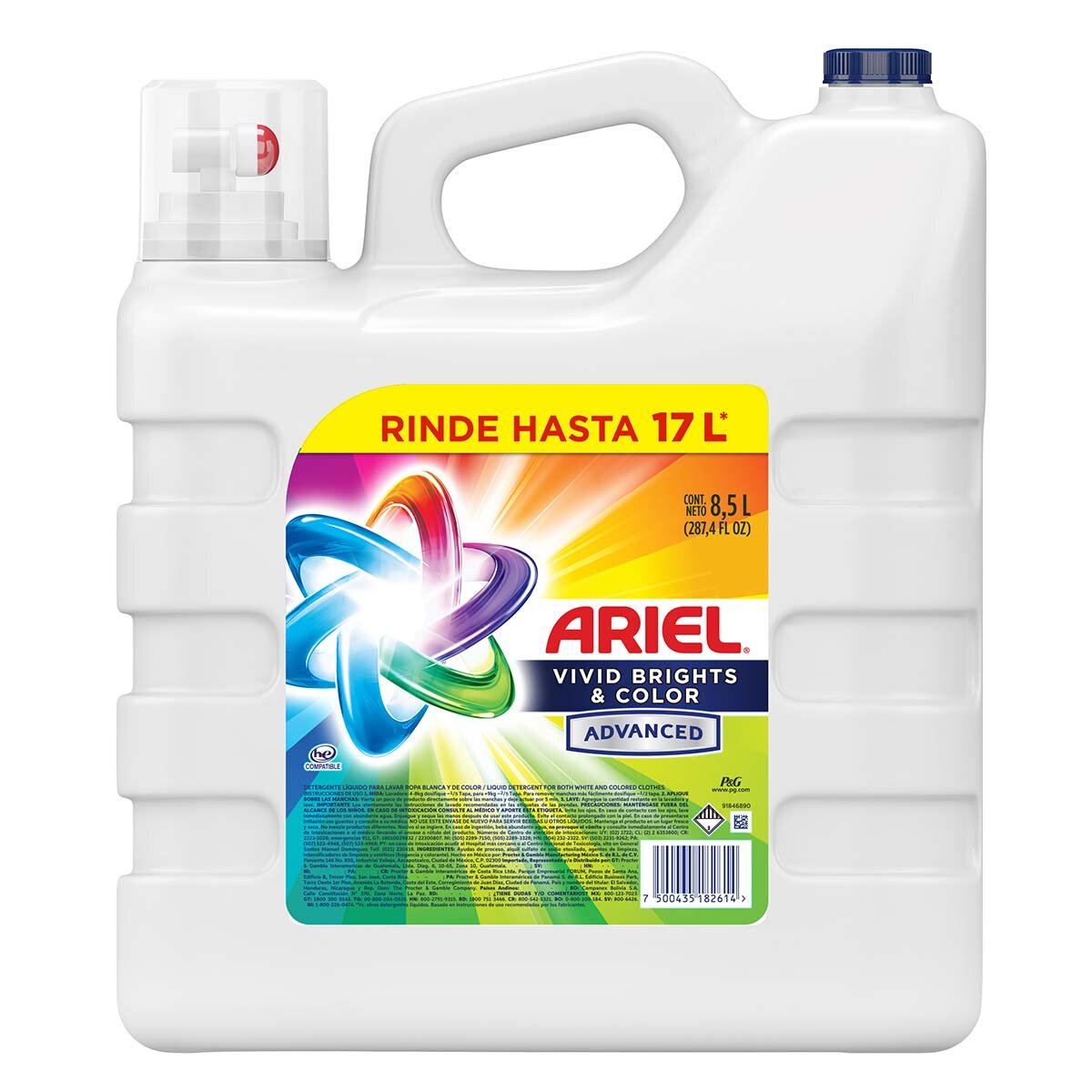 Comprar Detergente Líquido Ariel Revitacolor Para Lavar Ropa Blanca Y De  Color 1,2 l