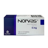 Norvas 5mg 30 Tabletas Norvas 5mg 30 Tabletas