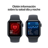 Apple Watch SE (GPS) Caja de aluminio medianoche 40mm con Correa deportiva medianoche S/M