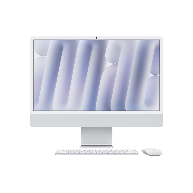 Apple iMac 24" 256GB 4.5K Chip M4 Plata CPU de 8 núcleos GPU de 8 núcleos Memoria unificada de 16GB Apple iMac 24" 256GB 4.5K Chip M4 Plata CPU de 8 núcleos GPU de 8 núcleos Memoria unificada de 16GB