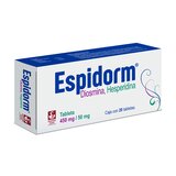 Espidorm 450/50 mg 20 Tabletas Espidorm 450/50 mg 20 Tabletas