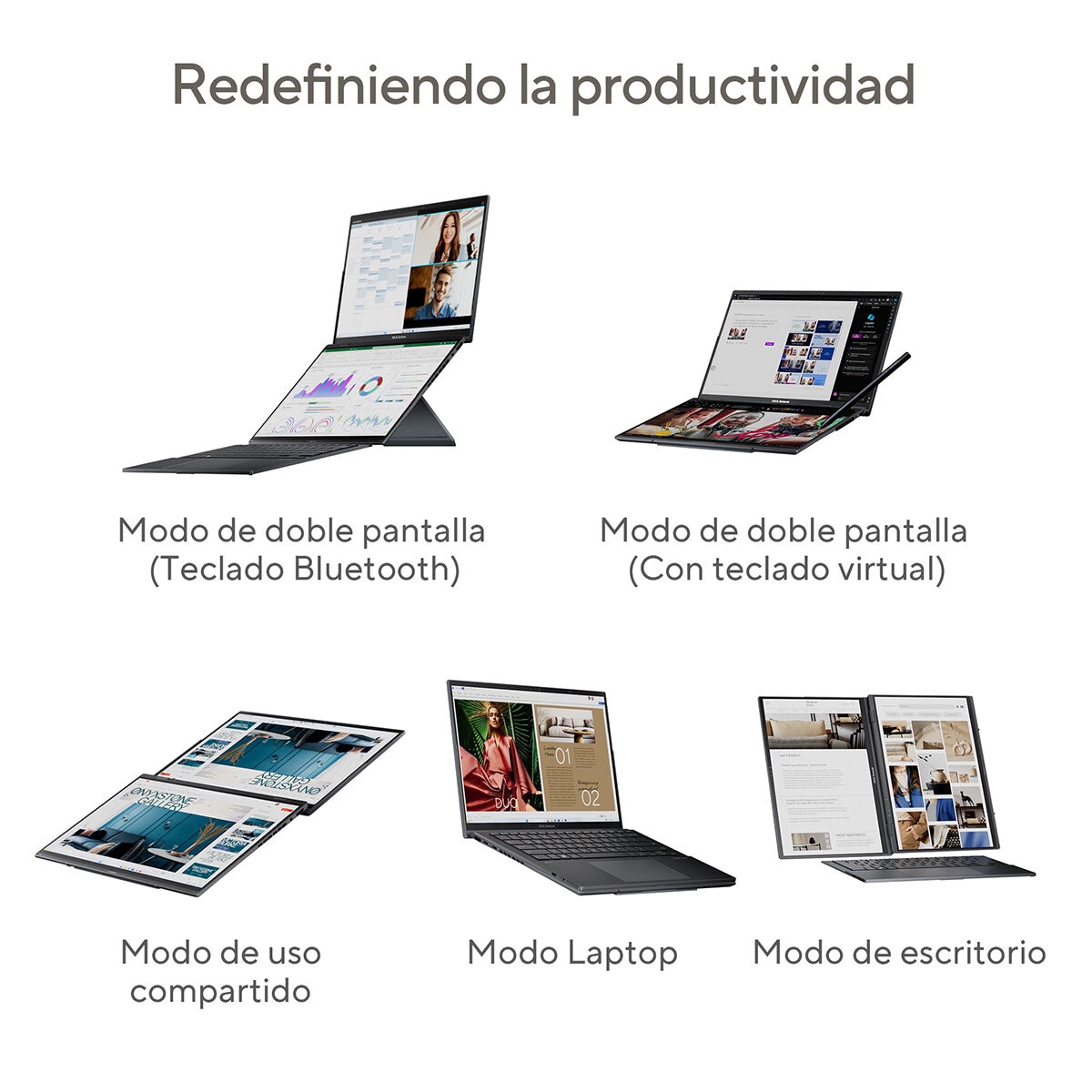 ASUS Zenbook DUO Laptop 14" 3K OLED Dual Intel Core Ultra 9 Series 2 32 GB 2TB SSD ASUS Zenbook DUO Laptop 14" 3K OLED Dual Intel Core Ultra 9 Series 2 32 GB 2TB SSD