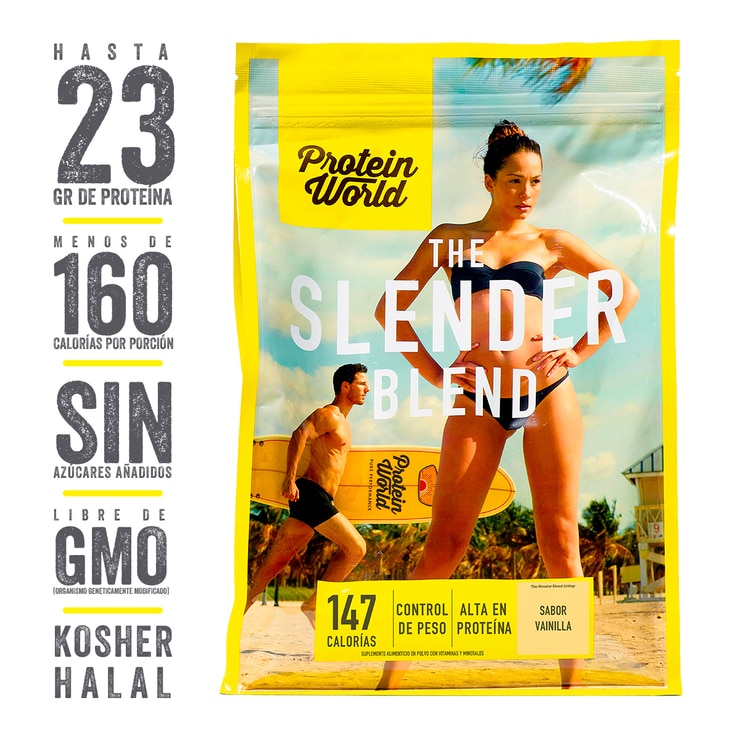 Protein World Slender Proteína en Polvo Sabor Vainilla 1.2 kg Protein World Slender Proteína en Polvo Sabor Vainilla 1.2 kg