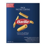 Barilla Surtido de Pastas Cortas 8 pzas de 500 g Barilla Surtido de Pastas Cortas 8 pzas de 500 g