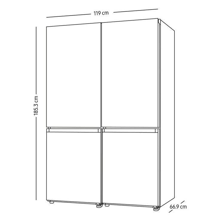 Samsung Bespoke Refrigerador Modular Bottom Mount 12'/12' Samsung Bespoke Refrigerador Modular Bottom Mount 12'/12'
