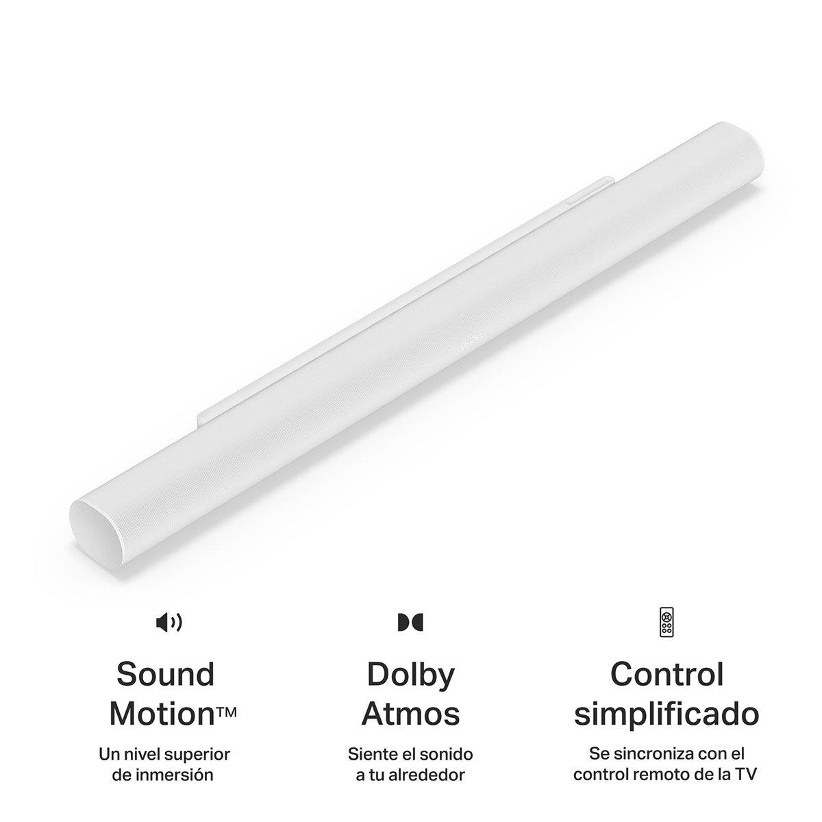 Sonos Barra de Sonido Inalámbrica ARC Blanco